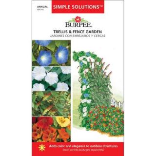 Burpee Simple Solutions Trellis and Fence Garden Seed 69306