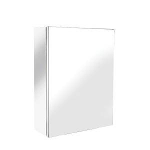 Croydex Avon 15.75 in. H x 11.81 in. W x 4.72 in. D Small Single Door Cabinet Surface Mount Only in Stainless Steel WC856005YW 