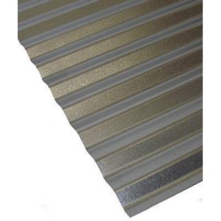 12 Ft. Economy Galvanized 2 1/2 In. Oval Corrugated Roofing Panel 250OVALEC1200