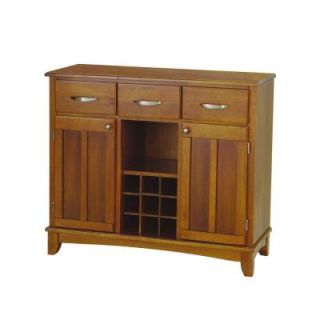 Home Styles Tree Drawer 44 in. W Cottage Oak Buffet with Cottage Oak Wood Top 5100 0066