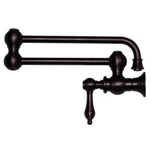 Whitehaus Vintage III Wall Mounted Potfiller with Lever Handle in Oil Rubbed Bronze WHKPFLV3 9500 ORB