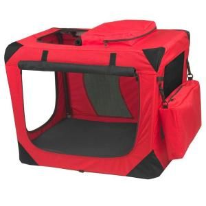 Pet Gear Generation II 27.5 in. x 18 in. x 21 in. Deluxe Portable Soft Crate PG5526RP