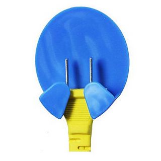 Power Plug Socket Hanger Function Hook 2Pc (Random Color)