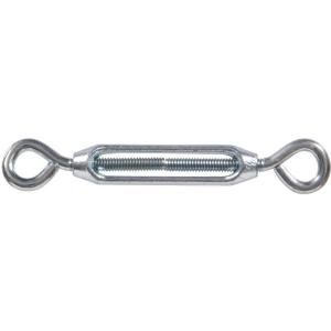 The Hillman Group 1/2 13 x 19 1/2 in. Eye and Eye Turnbuckle in Zinc Plated (1 Pack) 321854.0