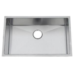 Frigidaire Professional Undermount Stainless Steel 28 5/8x18 11/16x10 0 Hole Single Bowl Kitchen Sink FPUR2919 D10