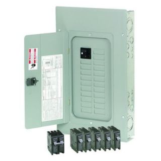 Eaton 100 Amp 20 Space/Circuit BR Type Main Breaker Loadcenter Value Pack Includes 6 Breakers BR2020B100V