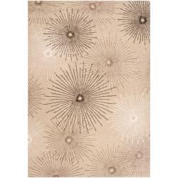 Hand tufted Tan Essential New Zealand Wool/ Viscose Rug (8 X 11)