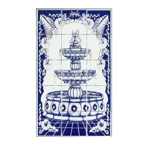 4.25 in. x 4.25 in. Foutain Blue Tiles (15 Pieces) 22312.0
