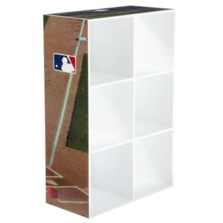 MyOwnersBox MLB Cubeits 24 in. x 36 in. White 6 Cube Organizer 50062MLB