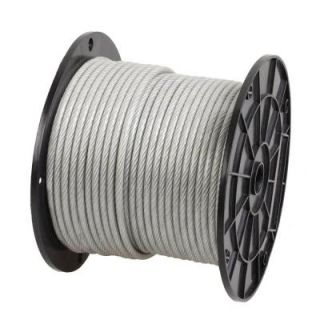Everbilt 1/4 in.   5/16 in. x 200 ft. Galvanized Vinyl Coated Wire Rope 11980