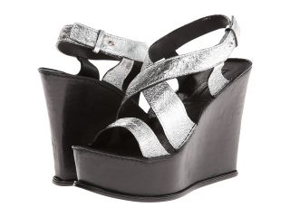 CoSTUME NATIONAL 60695 21428 Womens Wedge Shoes (Silver)