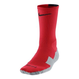 Nike Soccer Crew Socks Big and Tall, Red/Black, Mens