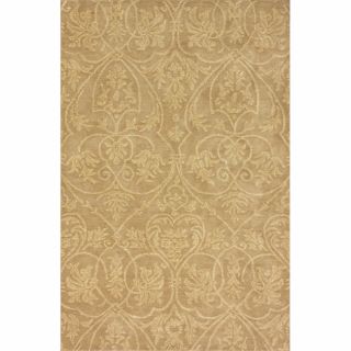 Nuloom Handmade Parisian Royal Beige Wool Rug (5 X 8)