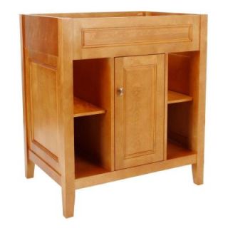 Foremost Exhibit 30 in. W x 21.63 in. D x 34 in. H Vanity Cabinet Only in Rich Cinnamon TRIA3022