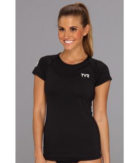 TYR S/S Swim Shirt Womens Swimwear (Black)