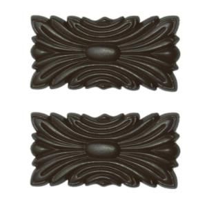 MirrEdge Cherry Walnut Decorative Seam Cover Plates (2 Pack) 53502