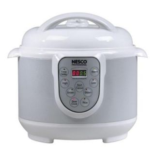 Nesco Professional 4 Quart Pressure Cooker in White PC4 14PR