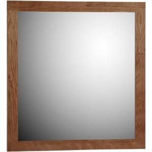 Simplicity by Strasser 30 in. Framed Mirror with Square Edge in Medium Alder 01.222
