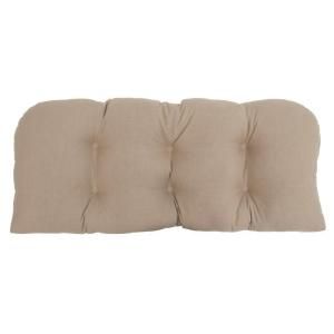 Sunbrella Spectrum Sand Tufted Outdoor Bench Cushion 7426 01504700