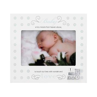Baby Polka Dot 4x6 Picture Frame, Blue