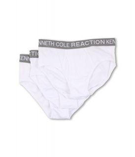 Kenneth Cole Reaction 3 Pack Hip Brief Mens Underwear (White)