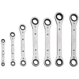 Klein Tools 7 Piece Ratcheting Box Wrench Set 68222