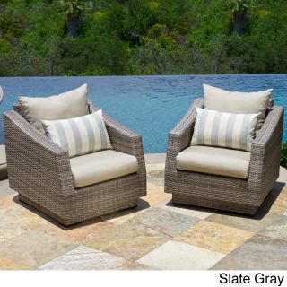 Cannes Club Patio Chairs With Cushions (set Of 2)