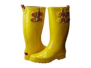 Chooka Top Solid Gloss Womens Rain Boots (Yellow)