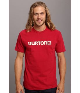 Burton Logo Horizontal S/S Tee Mens Short Sleeve Pullover (Red)
