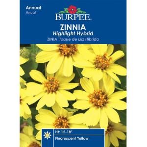 Burpee Zinnia Highlight Hybrid Seed 39587