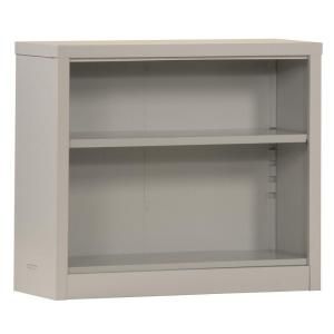 Sandusky 2 Shelf Steel Bookcase in Dove Grey BQ10351330 05