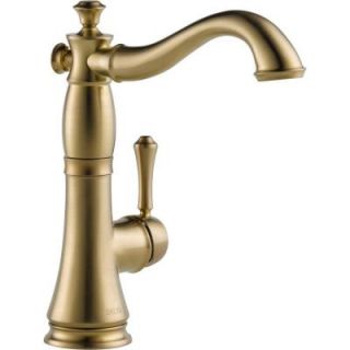 Delta Cassidy Single Handle Bar Faucet in Champagne Bronze 1997LF CZ
