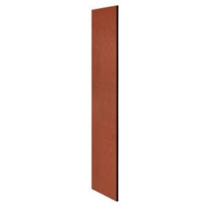 Salsbury Industries Cherry Wood Side Panel for 21 in. L Extra Wide Designer Locker without Sloping Hood 22235CHE