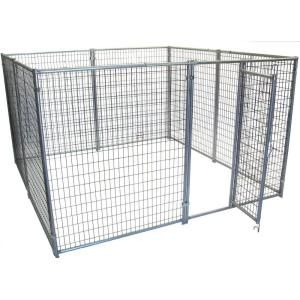 Options Plus 10 ft. x 10 ft. x 6 ft. 9 Gauge Wire Ultra Series Dog Kennel UL1010
