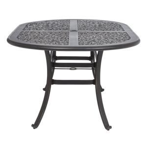 Home Decorators Collection 73.5 in. W Mayan Gold Alastaire Outdoor Oval Dining Table DISCONTINUED 0837700530