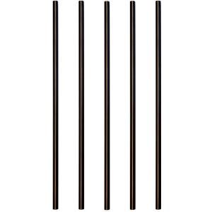 Pegatha 32 in. x 3/4 in. Aluminum Black Round Deck Railing Baluster (5 Pack) 32RB