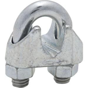National Hardware 3/8 in. Zinc Plated Wire Cable Clamp V3230 3/8 WR CBL CLMP ZN
