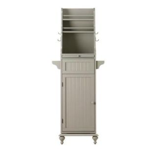 Home Decorators Collection Revolving 67.5 in. H Kitchen Storage Carousel in Grey 1174110270