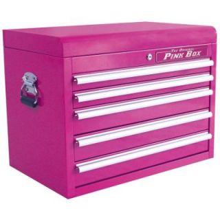 The Original Pink Box 26 in. 5 Drawer Chest in Pink PB2605C