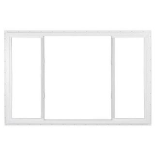 SIMONTON DaylightMax End Vent Sliding Vinyl Windows, 96 in. x 48 in., White, with ProSolar LowE Glass, Argon Gas and Screens DMEV 9648WHL2ARHS