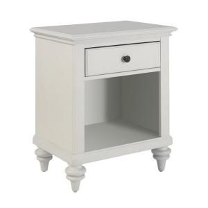 Home Styles Bermuda Brushed Night Stand with White Finish 5543 42
