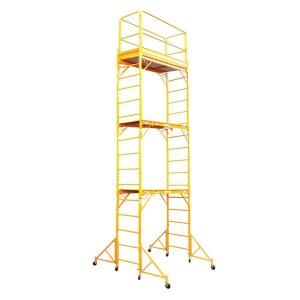 Fortress 18 ft. x 6 ft. x 29 in. Rolling Drywall Scaffold Unit 1000 lb. Load Capacity HD0018DS