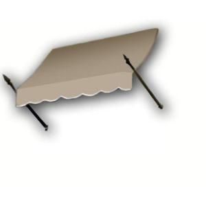 AWNTECH 3.5 ft. New Orleans Awning (44 in. H x 24 in. D) in Tan NO32 3T