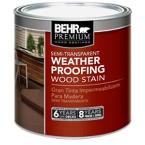 BEHR Premium 8 oz. Tintable Premium Semi Transparent Weatherproofing Wood Stain Sample 507716