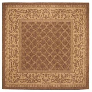 Home Decorators Collection Entwined Cocoa/Natural 8 ft. 6 in. Square Area Rug 3410195170