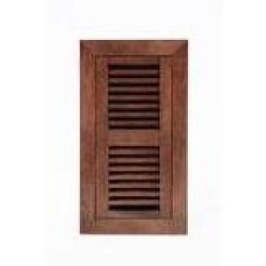 Image Wood Vents 4 x 10 Am Maple Flush Mount Air Register with Metal Damper in Spice DISCONTINUED FR410MFF SP