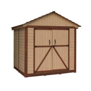 Outdoor Living Today 8 ft. x 8 ft. Pine Storage Maker Double Door Shed DISCONTINUED SM88DD P