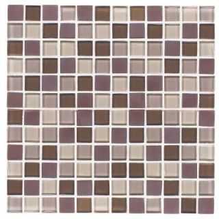 Jeffrey Court Blue Shale 12 in. x 12 in. x 8 mm Glass Mosaic Wall Tile 99125