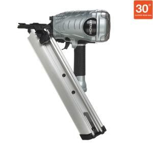 Hitachi 3 1/2 in. 30 Degree Paper Collated Clipped Head Framing Nailer NR90ADPR