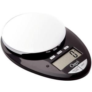 Ozeri Pro II 1 g to 12 lbs. Digital Kitchen Scale in Stylish Black with countdown Kitchen Timer ZK12S B